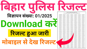Bihar Police Constable Result 2025